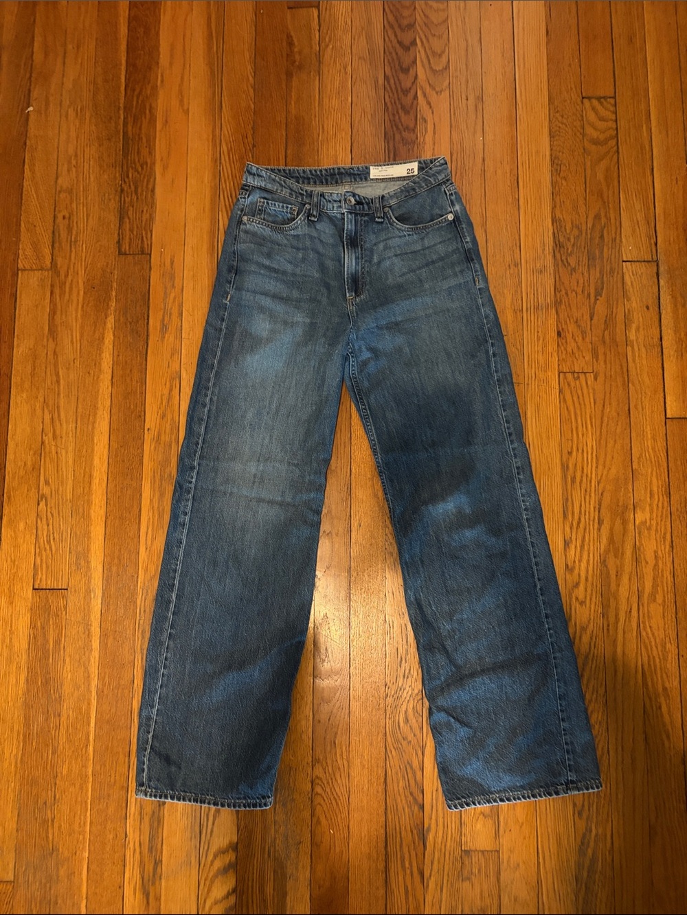 Rag & Bone Lori Mid-Rise Wide Leg Jean